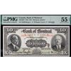 Image 1 : The Bank of Montreal 1923 $10  PMG Choice About Uncirculated-55 EPQ