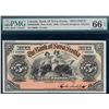Image 2 : The Bank of Nova Scotia; 1920 £5 CH-550-38-02-08S, PMG Superb Gem Uncirculated-66EPQ. Great eye appe