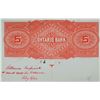 Image 1 : The Ontario Bank; 1888 $5 CH-555-18-02BP, LCG Choice About Uncirculated-58 w/Approval Proof Mounted 