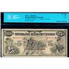 Image 2 : The Sterling Bank of Canada 1914 $5 CH-700-12-02 CCCS Choice Fine-15.  Rarely offered.  Only 21 know