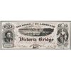 Image 1 : The Bank of St. Lawrence; Victoria Bridge $20 - G.T. Railway - Montreal - Advertising Note -  Origin