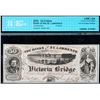 Image 1 : The Bank of St. Lawrence; Victoria Bridge $50 - G.T. Railway - Montreal - Advertising Note -  Origin