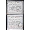 French Colonies;  1790 Dobie & Badgley Notes includes 1 Livre 10 Sols (30 Sols) QC130-10-04 & 3 Livr