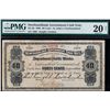Image 2 : Nfld Cash Note 1908 40¢ NF-2h #1968 PMG Very Fine-20 minor repair.   Only 3 known examples.