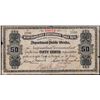 Image 1 : Nfld Cash Note 1903 50¢ NF-3c #2190 PMG Choice Fine-15.  Very scarce.  Only 2 known examples.
