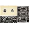 Image 2 : Vignette; Double Vignette Card of 1866 $1 PC-2 & 1870 $2 DC-3