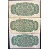 Image 2 : 1870 25 Cent Shinplasters DC-1c "Plain" F-VF or better. Lot of 3 notes.