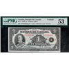Image 1 : 1935 $1 BC-2 F2723249, PMG Choice About Uncirculated-53. Bright example.