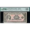 Image 2 : 1935 $20 BC-9a English Large Seal PMG Choice Fine-15