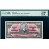 Image 2 : 1937 $1000 BC-28 N5-iv #A/K 0000118 PMG Superb Gem Uncirculated-67 PPQ.  Wow factor! The Best of The