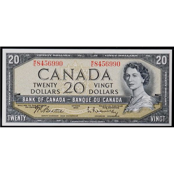 1954 $20 BC-41b #M/E 8456990 Changeover PMG Gem Uncirculated-65 EPQ,  Scarce!