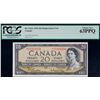 Image 3 : 1954 $20 BC-41bA #*VE0201058, PCGS Choice Uncirculated-63PPQ.  Very scarce replacement note seldom o
