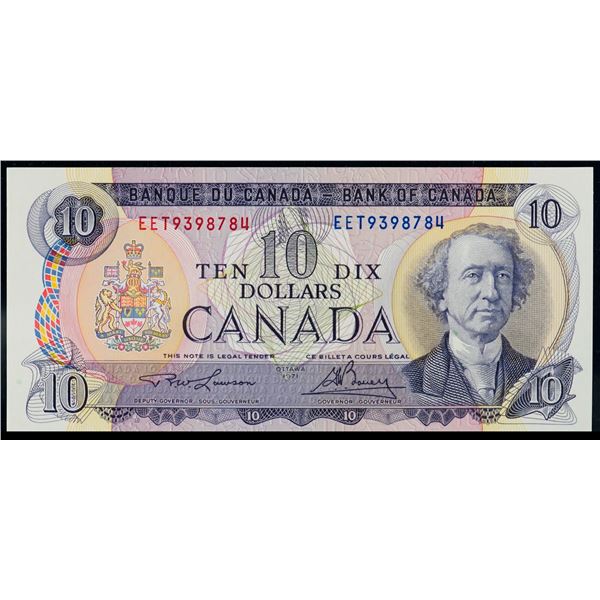 1971 $10 BC-49c-i EET9398784 LCG  Uncirculated-65PPQ Lawson-Bouey "Good Over" This is a bright and p