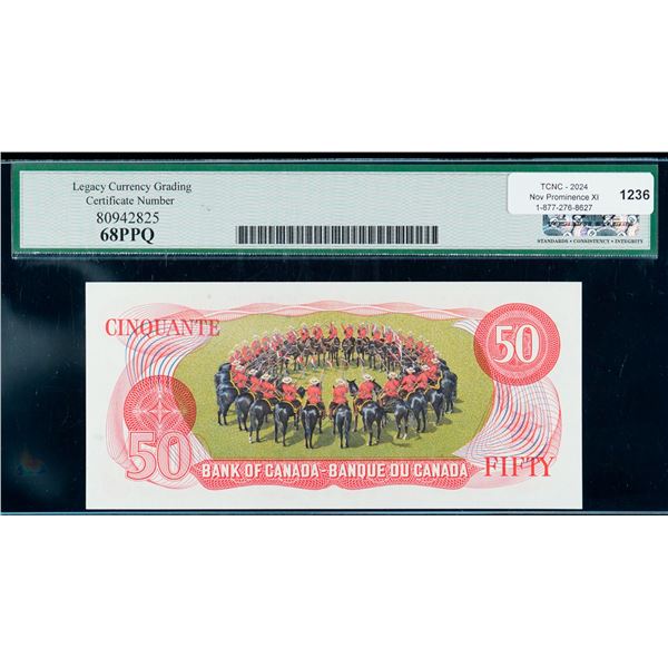 1975 $50 BC-51bA #EHX0824273 LCG Splendid Gem Uncirculated-68PPQ.  An exceptional high grade example