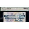 Image 2 : 1986 $5 BC-56cA #FNX8306963 Bonin-Thiessen "Replacement note" LCG Gem Uncirculated-65PPQ