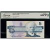 Image 2 : 1986 $5 BC-56cA #GPH9828065 "Replacement note" LCG Superb Gem Uncirculated-66PPQ