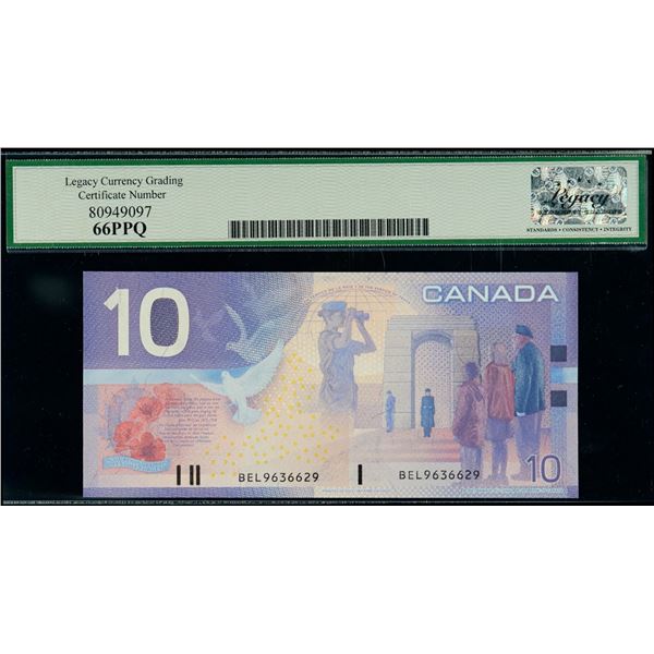 2003 $10 BC-63c #BEL9636629 LCG Superb Gem Uncirculated-66PPQ