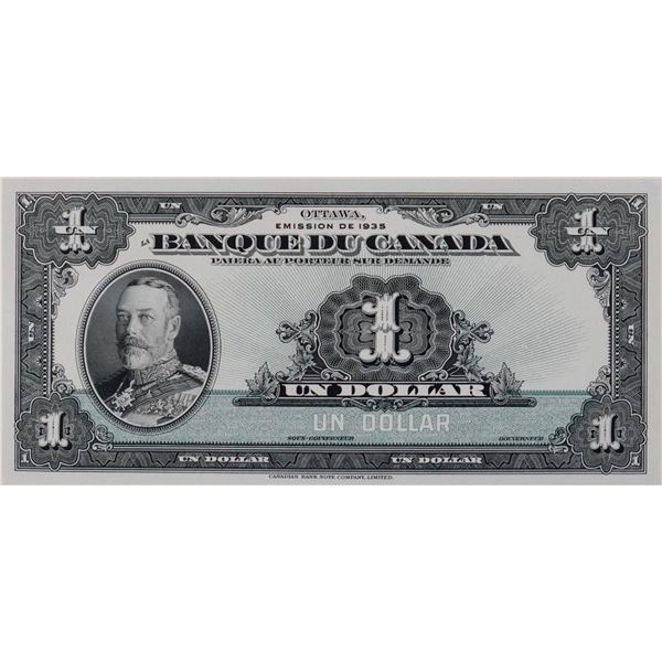 1935 $1 BC-2FP French Face Proof LCG Gem Uncirculated-66 PPQ