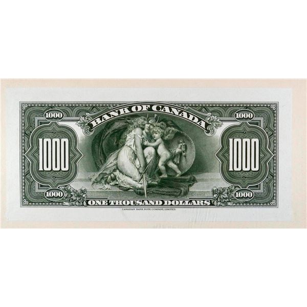 Proof Notes;  1935 $1000 BC-19BP, PCGS Choice Uncirculated-64.  Coloured Back Proof example.
