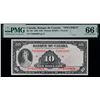 Image 1 : Specimen Note; 1935 $10 BC-8S #F0000000, PMG Superb Gem Uncirculated-66EPQ. Great eye appeal, great 