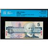 Image 1 : Specimen Note;  1986 $5 BC-56aS #ENA0000000, CCCS Choice Uncirculated-64 Specimen 0551.