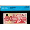 Image 1 : Specimen Note;  1988 $50 BC-59aS #EHP0000000, CCCS Choice Uncirculated-64 Specimen 0551.