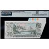 Image 3 : Error; 1969 $20 BC-50b, E24-ii #WC2480199 PMG Choice Uncirculated-64EPQ. Cut & Fold, Large Part atta