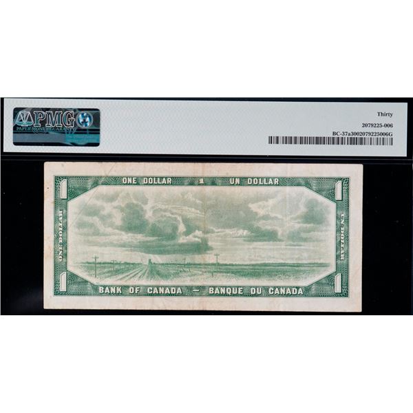 Solid; 1954 $1 BC-37a N1-I #D/L 7777777 PMG Choice Very Fine-30