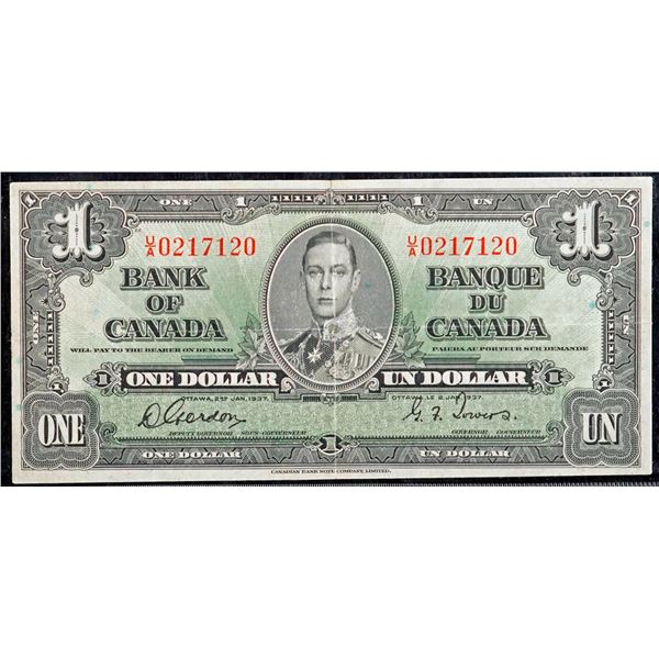 RADAR; 1937 $1 BC-21c #UA0217120, CCCS Fine-12.