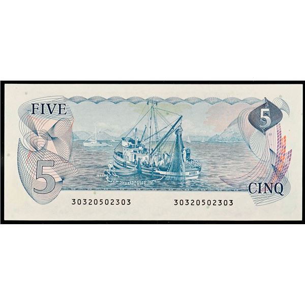 RADAR; 1979 $5 BC-53a #303205023303 CCCS About Uncirculated-50 "11 Digit Radar"  WOW!  Excessively r