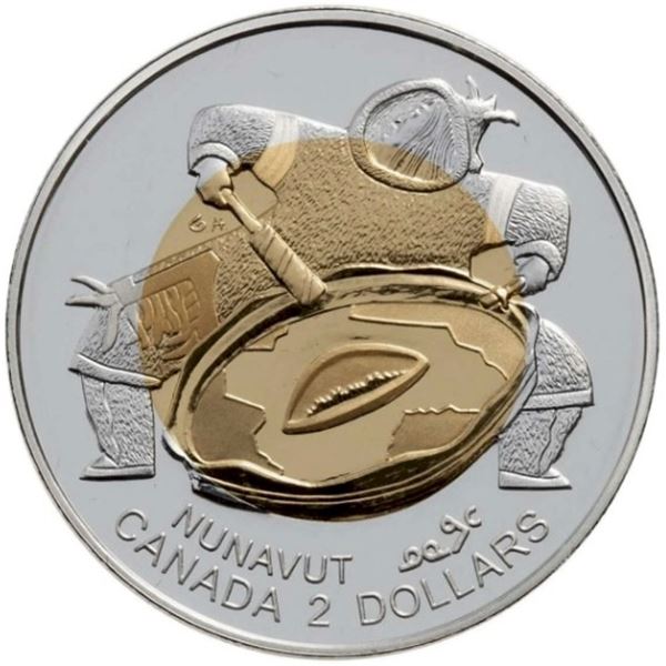 1999 $2 Nunavut - 22 kt. Gold Coin.