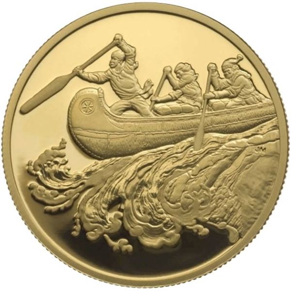 2005 $200 Fur Trade - 22-kt. Gold Coin.