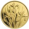 Image 1 : 2006 $350 Provincial Coat of Arms: Quebec (Iris Versicolor/ The Blue Flag) - Pure Gold Coin.  Tax Ex