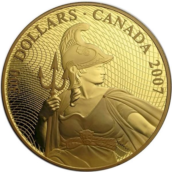 2007 $300 1923 Shinplaster Vignette - 14-kt. Gold Coin.