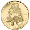 2009 $100 Nunavut, 10th Anniversary - 14-kt. Gold Coin.