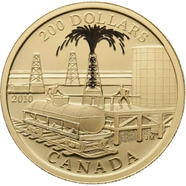 2010 $200 Petroleum and Oil Trade - 22-kt. Gold Coin.