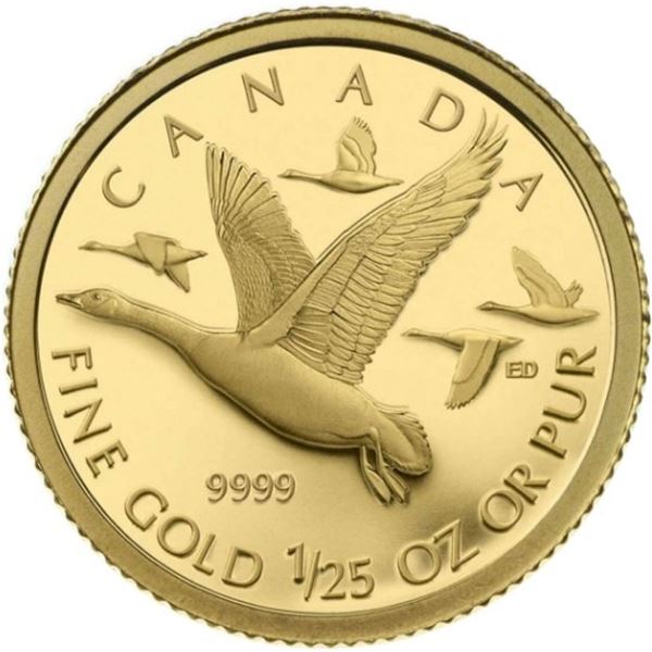 2011 50¢ Canada Geese - Pure Gold Coin.  Tax Exempt.