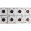 Image 1 : USA 1865 1¢, 1883, 1891, 1894, 1898, 1907, 1908, and 1909 VDB, all VG to UNC, lot of 8 coins.