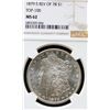 Image 2 : USA;  1879-S $1 Rev of 78, NGC Choice Mint State-62.  Lustrous white Top 100 example.