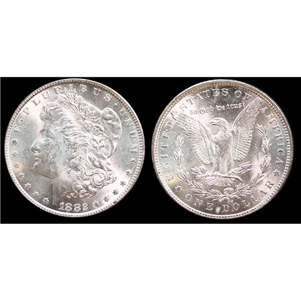 USA;  1882-CC $1 UNC or better.  Fully brilliant and lustrous.