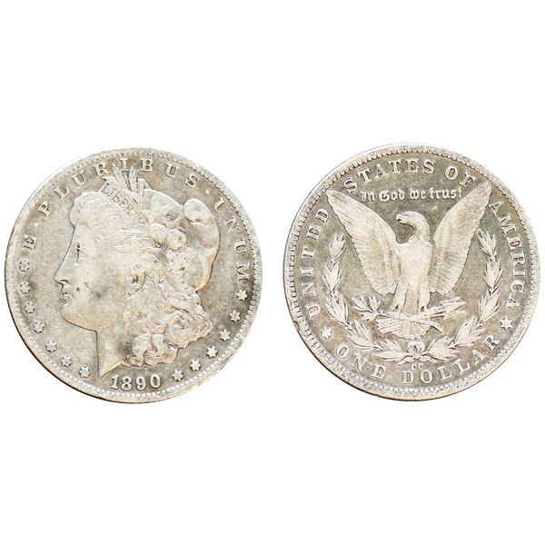 USA;  1890-CC $1 VF or better.