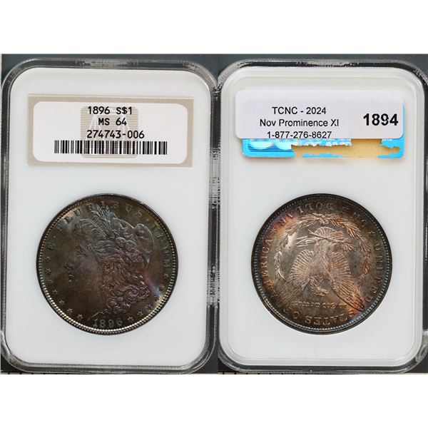 USA;  1896 $1 NGC Choice Mint State-64