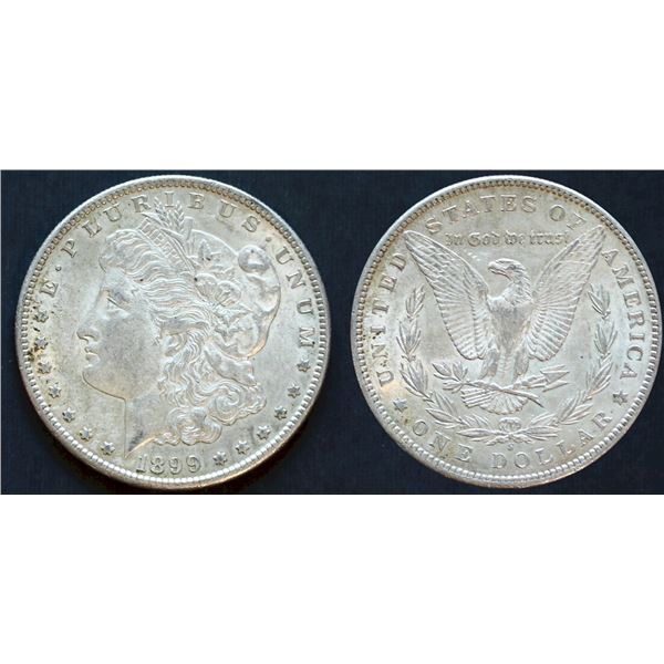 USA;  1899-S $1 AU or better.
