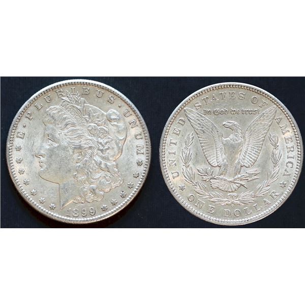 USA;  1899-S $1 AU or better.
