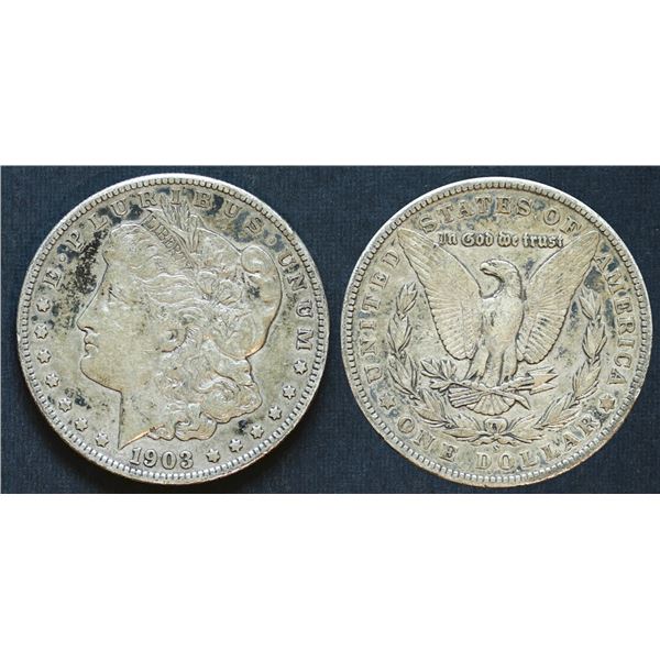 USA;  1903-S $1 VF or better.