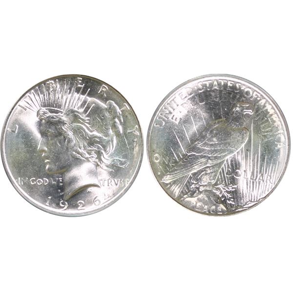 USA;  1926-D $1 PCGS Choice Mint State-64