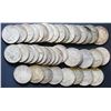 USA;  Peace Dollars 1934-D (7), 1934-S (9), , 1935 (8), 1935-S (19), Lot of 43 coins VG to AU.