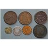 Image 1 : USA Token Lot;  Lot of 7 pcs includes Hardtime tokens, 1878 New Jersey issue, 1868 Ulysses S. Grant 