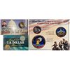 Image 1 : USA; 1997 50¢ John F Kennedy in Full Color, Coin Set 1999 Susan B Anthony & 2000 Sacagawea