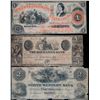 Image 1 : USA; Confederate Notes;  includes The Mechanics Bank 1858 $, Augusta Insurance & Banking Co. 1861 $1